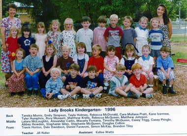 Photograph, Lady Brooks Kindergarten -- Named 1996 -- Coloured