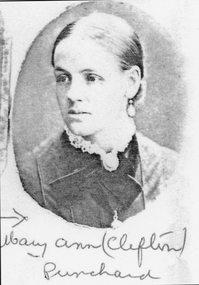 Photograph, Mrs Mary Ann Punchard nee Clifton -- Studio Portrait