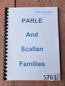 Book, Greg Coughlan, Parle and Scallan Families, 2014
