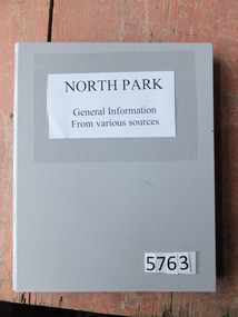 Book, Stawell Historical Society, North Park, General Information from Various Sources