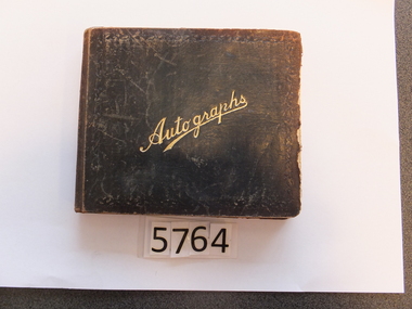 Book, A.M. Fort, Autograph Book A.M. Fort, 1938