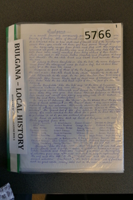 Book, Dorothy Brumby, Bulgana History, 2014