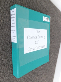 Book, Dorothy Brumby, The Coates Family of Great Western, 2016