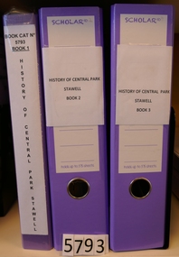 Book, Robert Illig, History of Central Park Stawell, 2016
