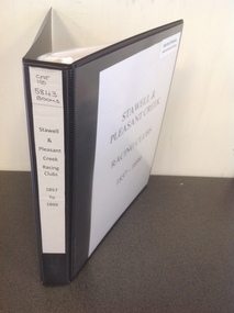 Book, Stawell Historical Society, Stawell & Pleasant Creek Racing Clubs 1857-1899, 2018
