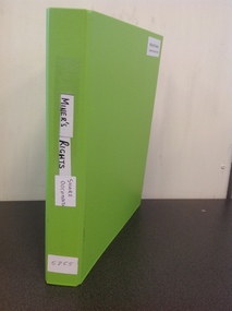 Book, Stawell Historical Society, Miners Rights & Share Documents, 2005