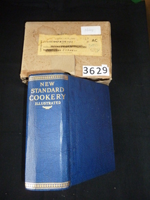 Book, Elizabeth Craig, New Standard Cookery (Sister Amy Davies) - Previously Cat No 3629, 1933