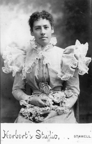 Photograph, 2 Black & White photos of Annie Elizabeth Bone Family