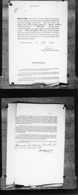 Photograph, Sister Rocks Title Documents c 1867