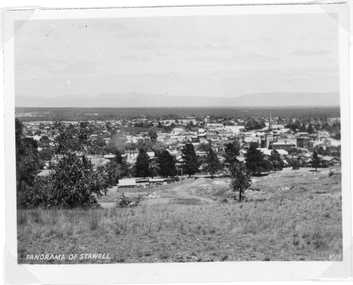 Photograph, Panorama Of Stawell from Big Hill with Town Hall and St Matthew's Church