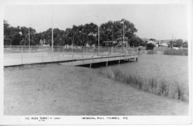 Photograph, Cato Lake with the Swimming Pool c 1950's
