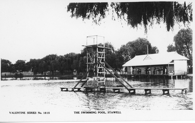 Photograph, Cato Lake diving platform -- Postcard