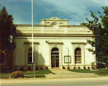 Photograph, Stawell Shire Hall 1866  c1980s -- Coloured