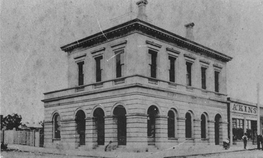 Photograph, Stawell Post Office Cnr Wimmera and Main Streets 1875