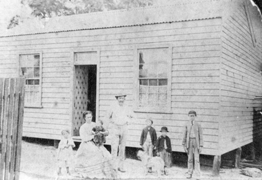 Photograph, Mr James Martin & Mrs Emma Martin nee Bennett Family Photo
