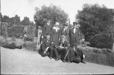 Photograph, Fire Brigade Members at Castlemaine
