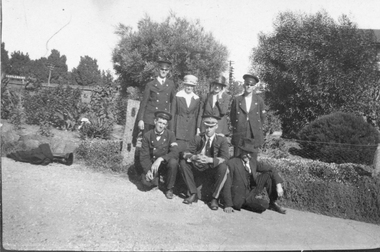 Photograph, Fire Brigade Members at Castlemaine