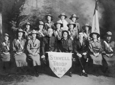 Photograph, Stawell Troop No 64.   Salvation Army Group c1926