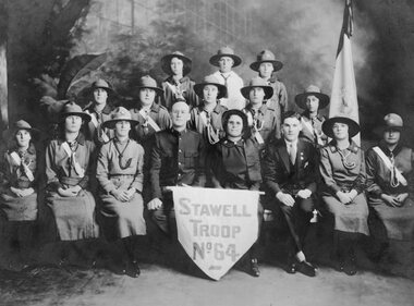 Photograph, Stawell Troop No 64.   Salvation Army Group c1926