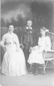 Photograph, Harriet Membrey with twins