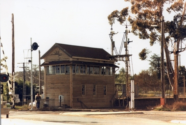 Photograph, Railway Signal Box No.1 -- Coloured