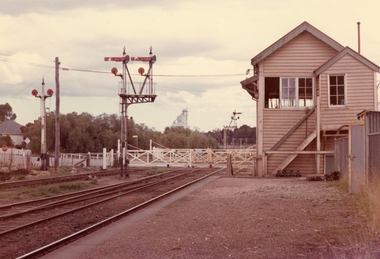 Photograph, Railway Signal Box No.1 and Signal No 2 Railway Gates -- 2 Coloured photos