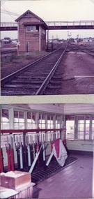Photograph, Railway Signal Box No.2 off Doyle and Victoria Streets -- 2 Photos -- Coloured