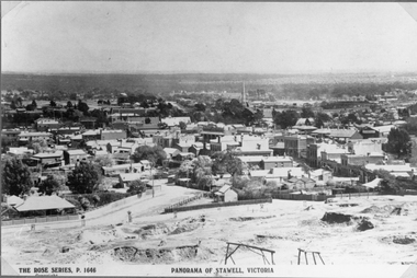 Photograph, Panorama of Stawell from Big Hill  1918 -- Postcard