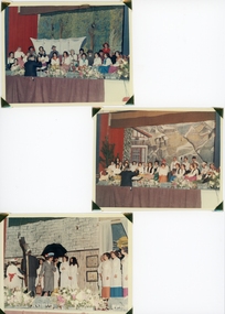 Photograph, Choral Society on stage of a production of "White Horse Inn" 1971, September 1971