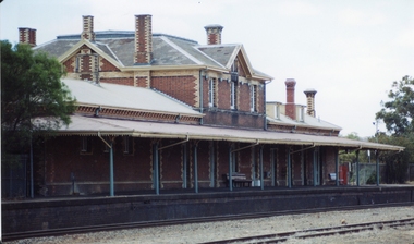 Photograph, Railway Station Stawell -- Coloured -- Postacrd
