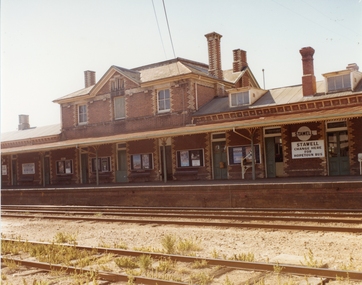 Photograph, Railway Station Stawell -- Coloured