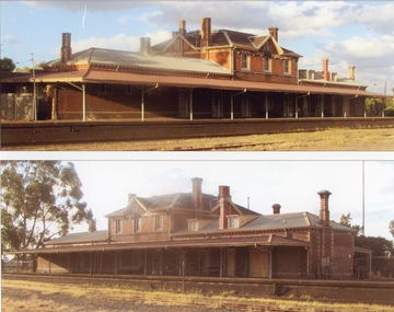 Photograph, Railway Station Stawell -- 2 photos-- Coloured