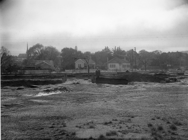 Photograph, Railway Yards looking towards Napier Street
