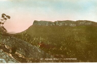 Postcard, Mt Rosea in the Grampians -- Postcard