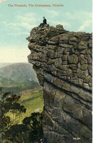 Postcard, The Pinnacle in the Grampians -- Postcard