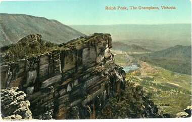 Postcard, Relph Peak in the Grampians -- Postcard