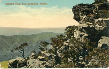 Postcard, Bellfield Peak in the Grampians -- Postcard
