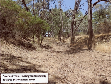 Photograph, Swedes Creek Looking looking towards the Wimmera River 2017 -- Coloured