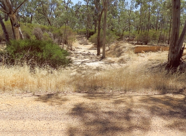 Photograph, Dunmunkle Creek looking towards Wimmera River 2017 -- Coloured