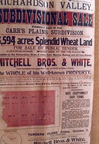 Photograph, Carr's Plains Homestead  -- Subdivisional Sale