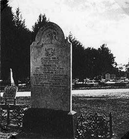 Photograph, Duly Headstone & Grave at the Stawell Cemetery