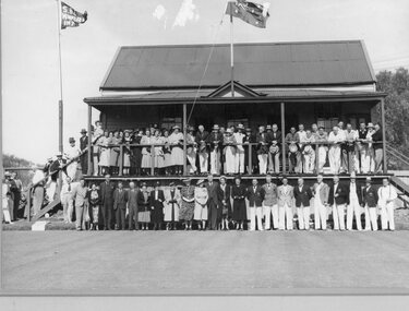 Photograph, Stawell Lawn Bowling Club Opening Day 1945 and 1947
