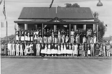 Photograph, Stawell Lawn Bowling Club Season Opening Day c 1950's or 1960's