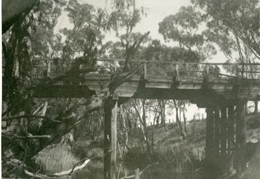 Photograph, Old Campbells Bridge over Wimmera River