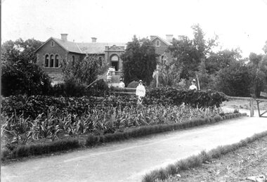 Photograph, Pleasant Creek Hospital built 1861