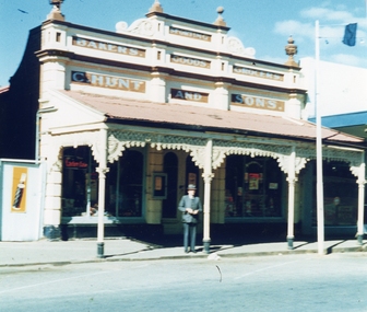 Photograph, Mr C. Hunt and Sons Shop in Upper Main Street Stawell