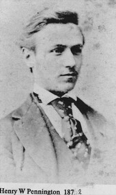 Photograph, Mr Henry W Pennington -- Studio Portrait 1872