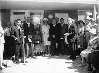 Photograph, Stawell Senior Citizens Club Opening in Victoria Street 1961