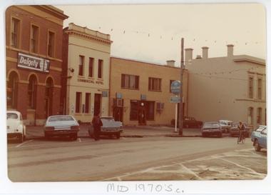 Photograph, Commercial Hotel in Upper Main Street Stawell c1970's