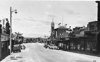 Photograph, Main Street Stawell looking West c1940's